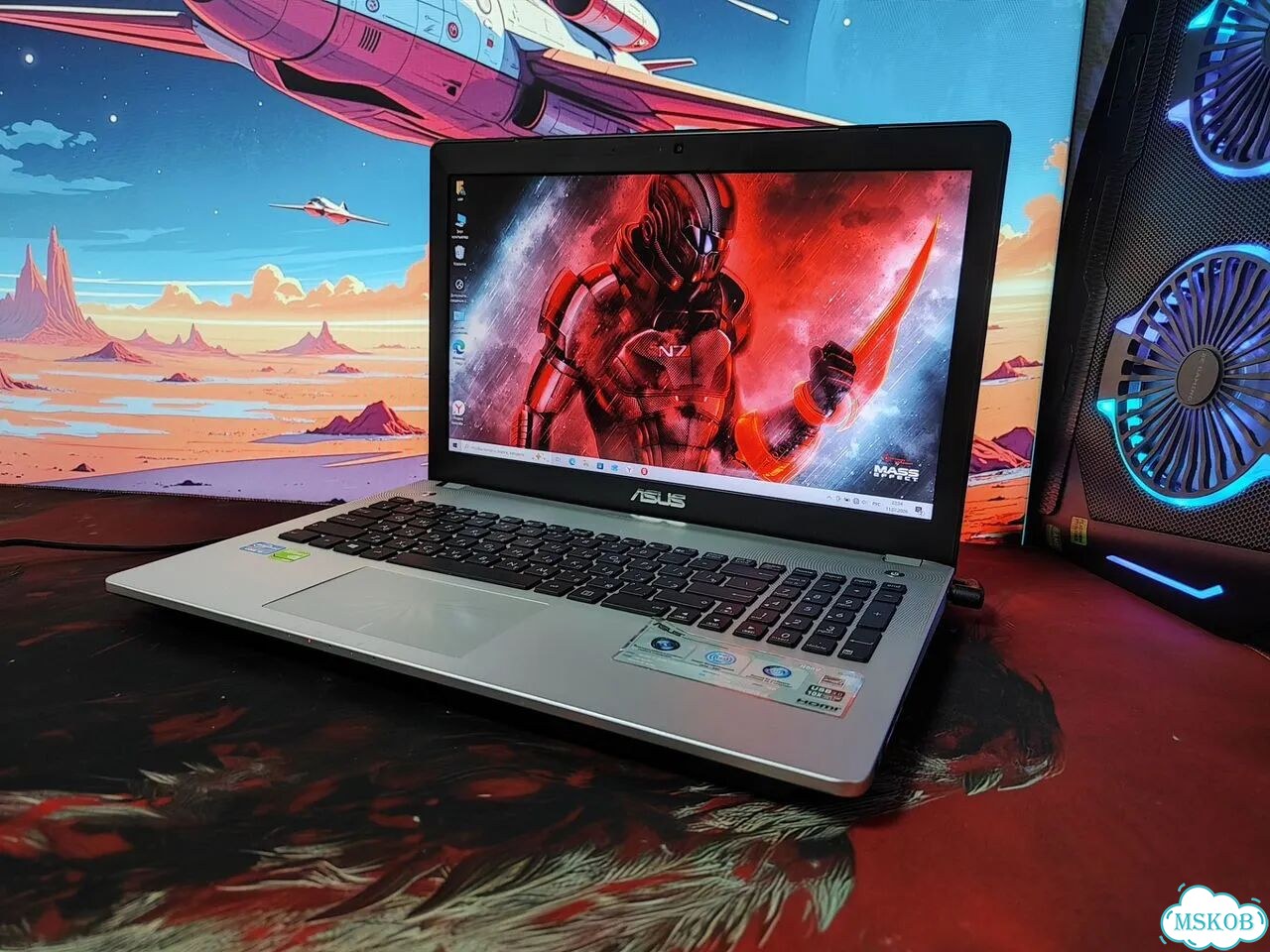Игровой ноутбук asus i7 4Gb Видео 8 озу SSD фото 2