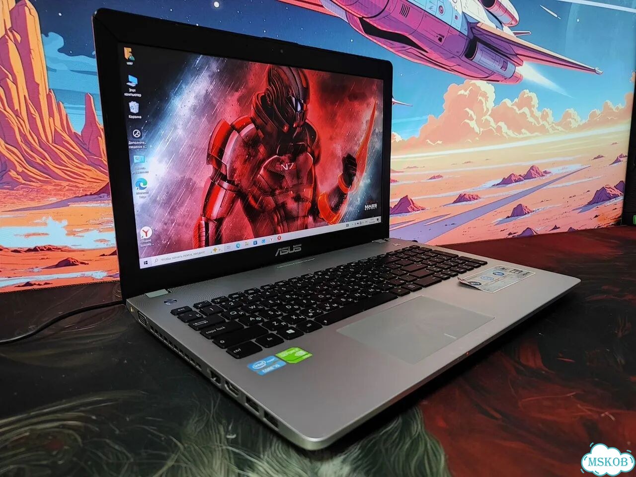 Игровой ноутбук asus i7 4Gb Видео 8 озу SSD фото 6