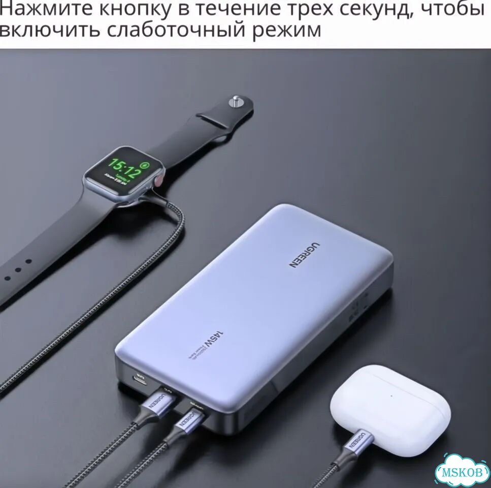 Повербанк Ugreen 25000 mAh Powerbank 145W PD 3.1 фото 7