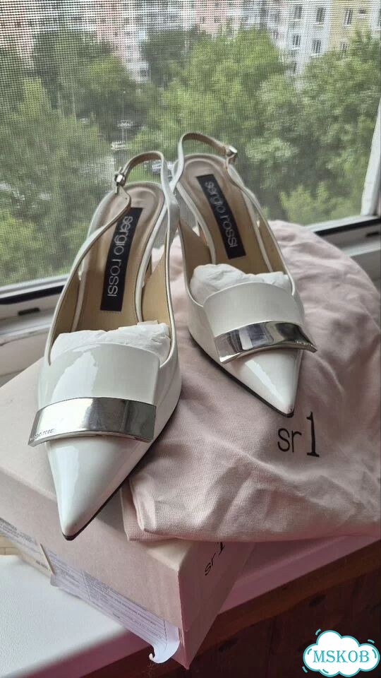 Sergio rossiтуфли / vernice soft bianco фото 2