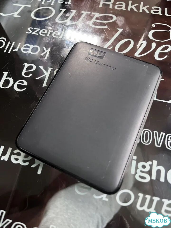 Внешниий жёсткий WD Elements 1 Tb Тб Slim (Тонкий) фото 1
