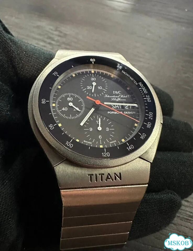 Редкие часы IWC Porsche Design Titan Chronograph фото 1