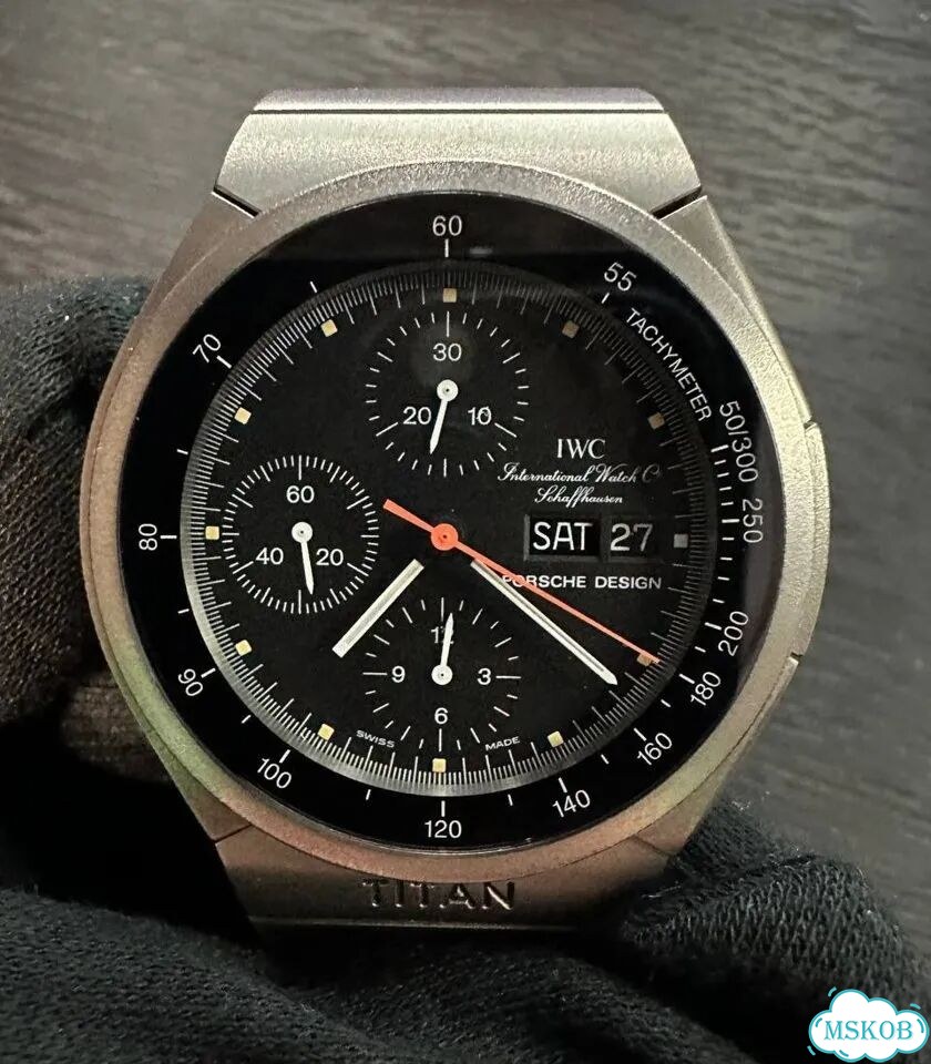 Редкие часы IWC Porsche Design Titan Chronograph фото 2