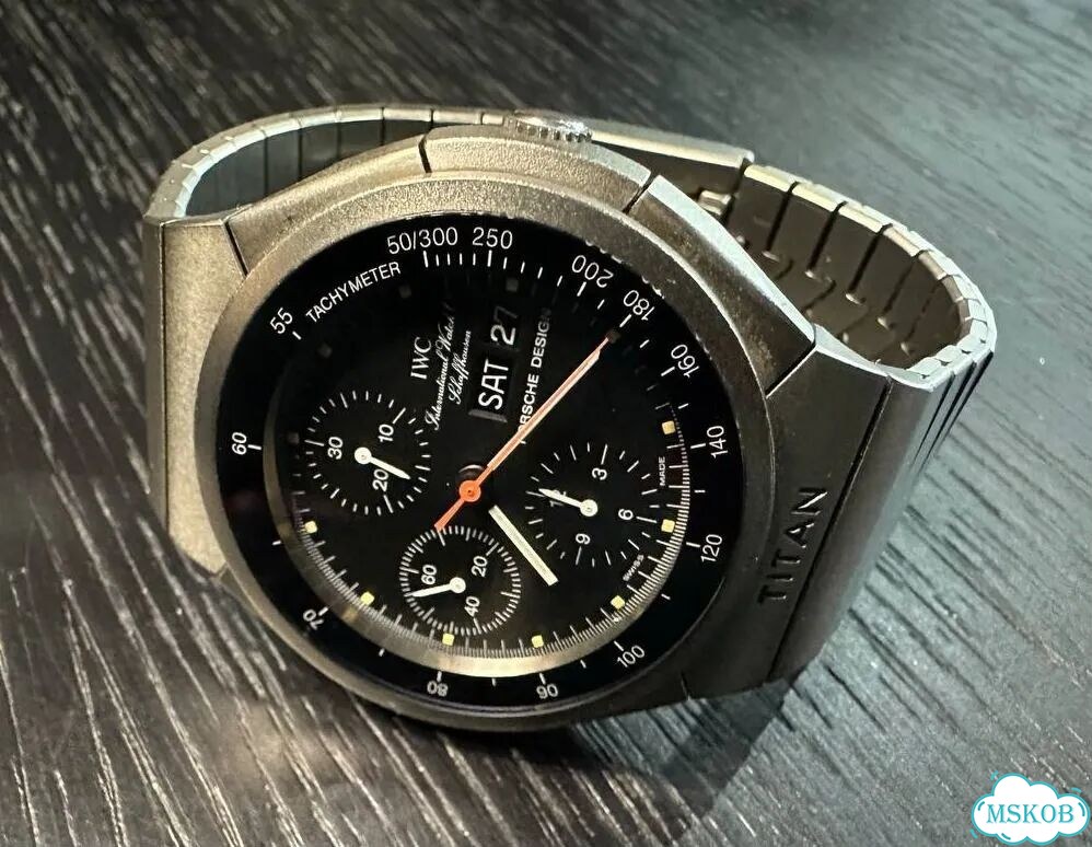 Редкие часы IWC Porsche Design Titan Chronograph фото 3