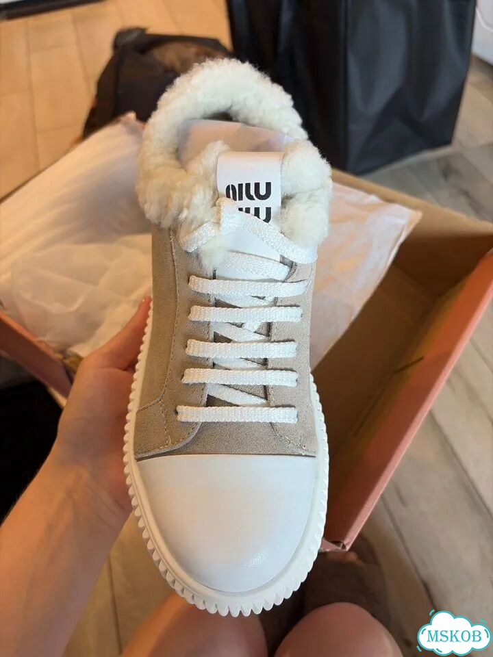 Кеды теплые miu miu фото 1