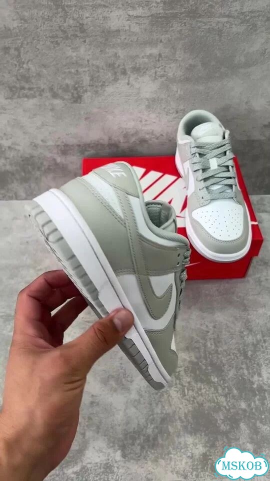 Nike Dunk Low grey fog фото 1