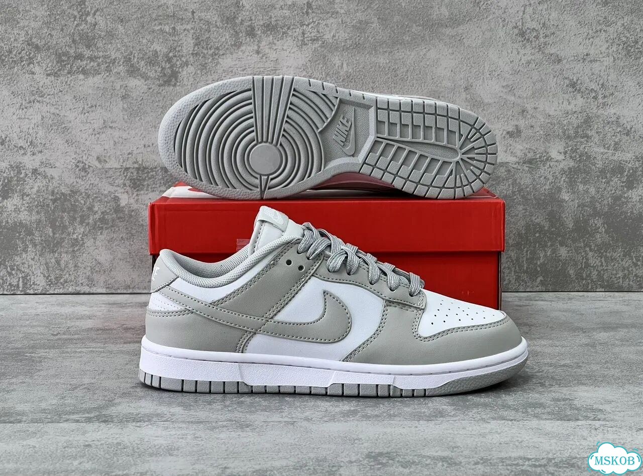 Nike Dunk Low grey fog фото 2