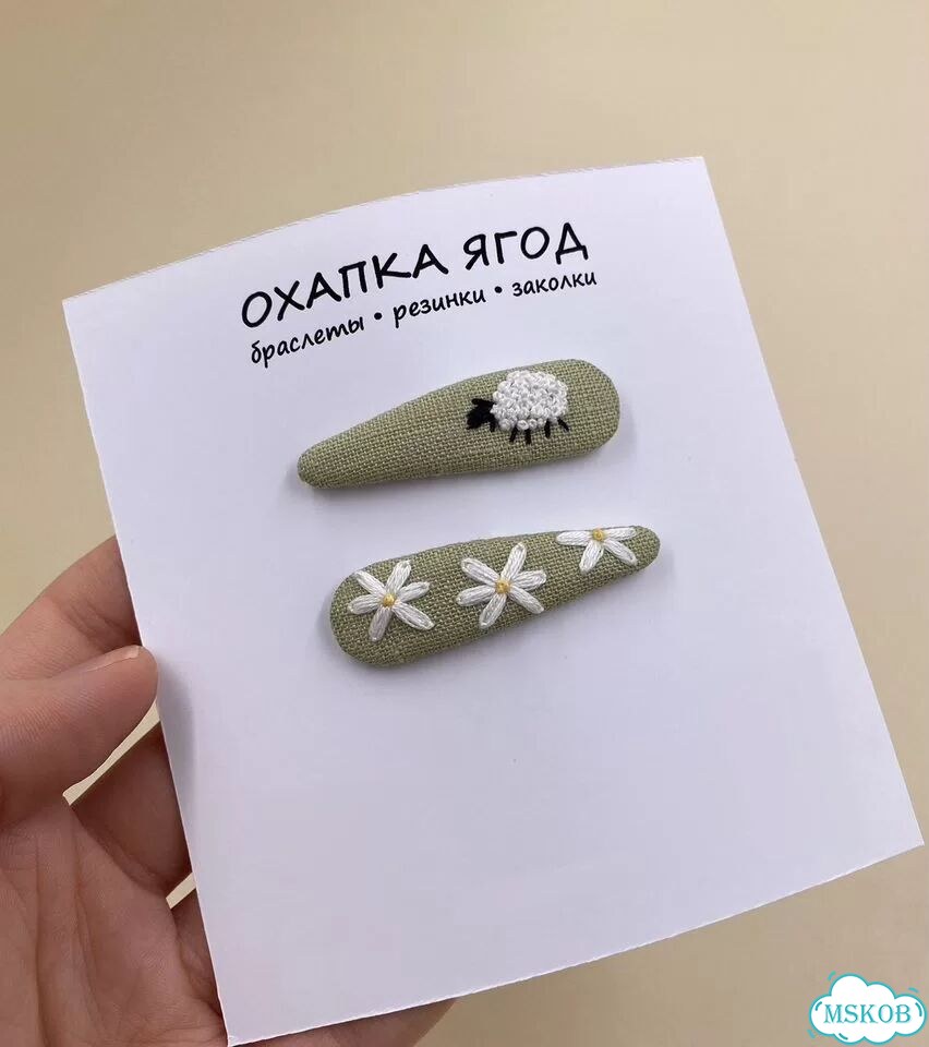 Заколки для волос ручной работы фото 2