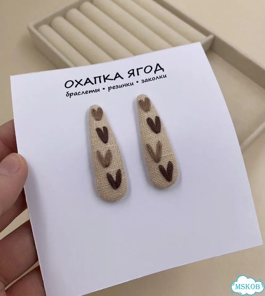Заколки для волос ручной работы фото 9