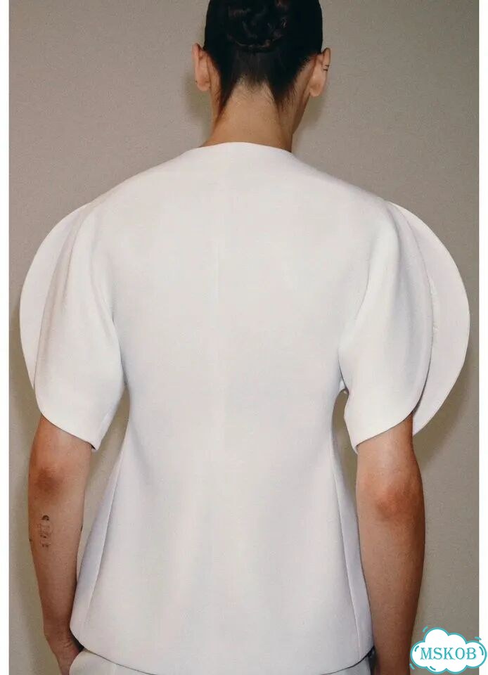 Блузка Zara белая xl фото 2