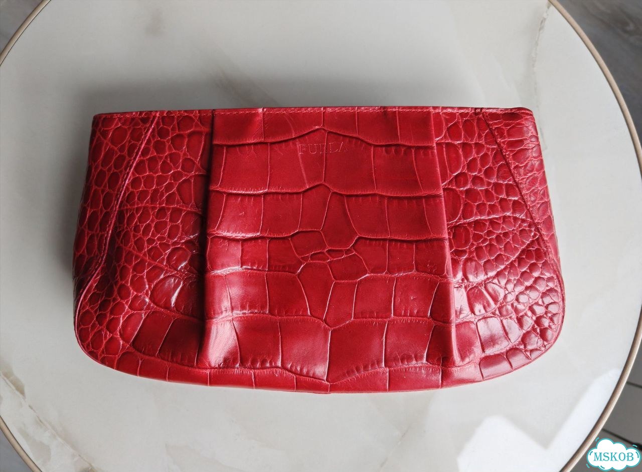 Furla клатч красный оригинал фото 1