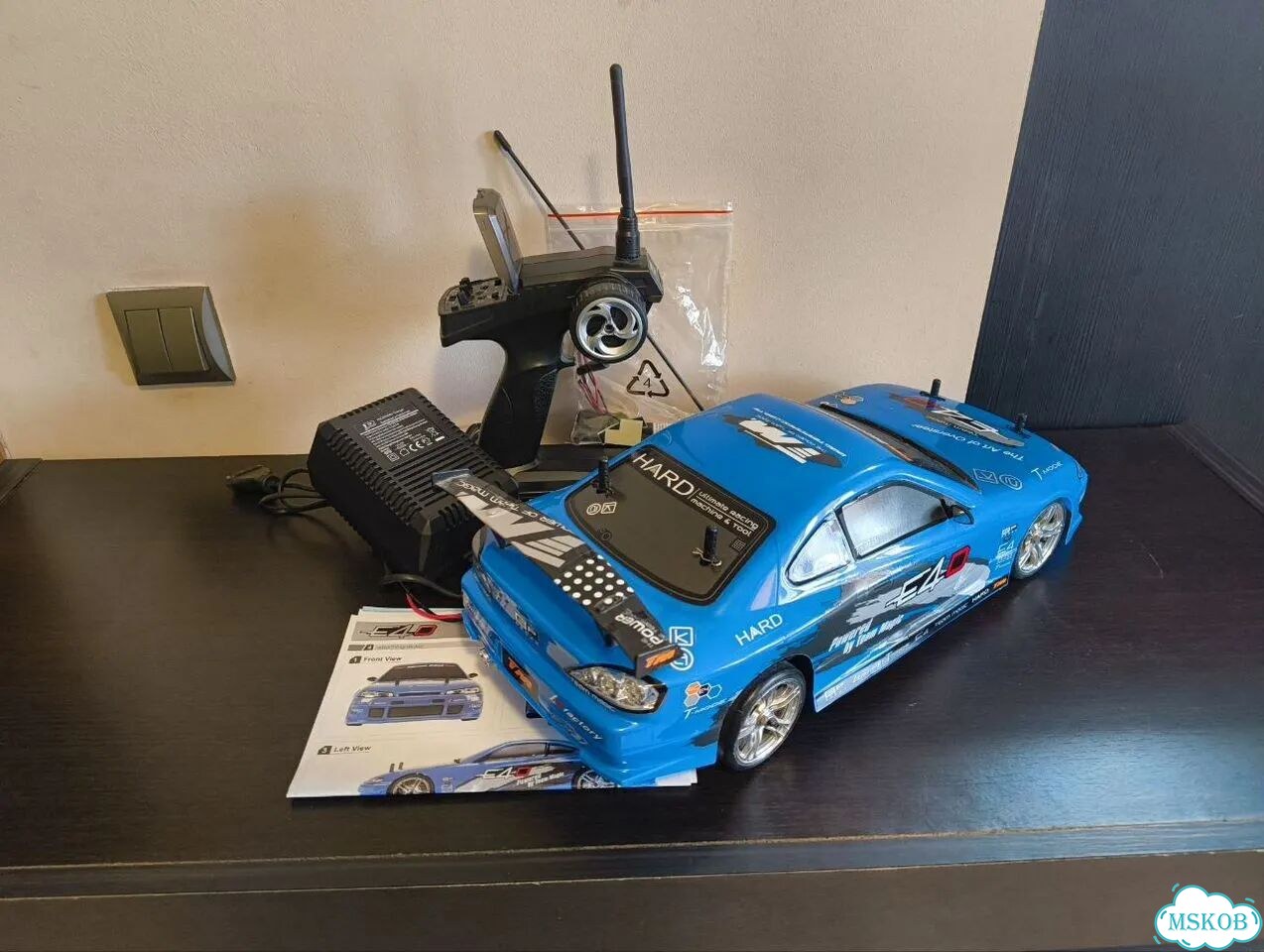 Rc drift кузов Nissan Silvia s15 e4d 1/10 фото 3