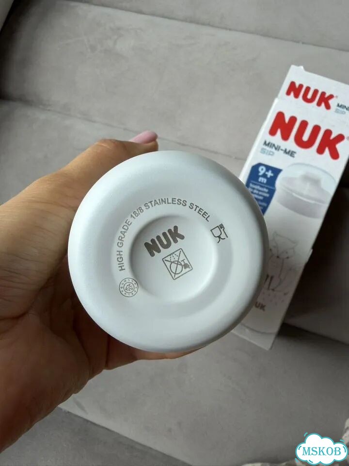 Новый Поильник nuk из нержавеющей стали фото 2