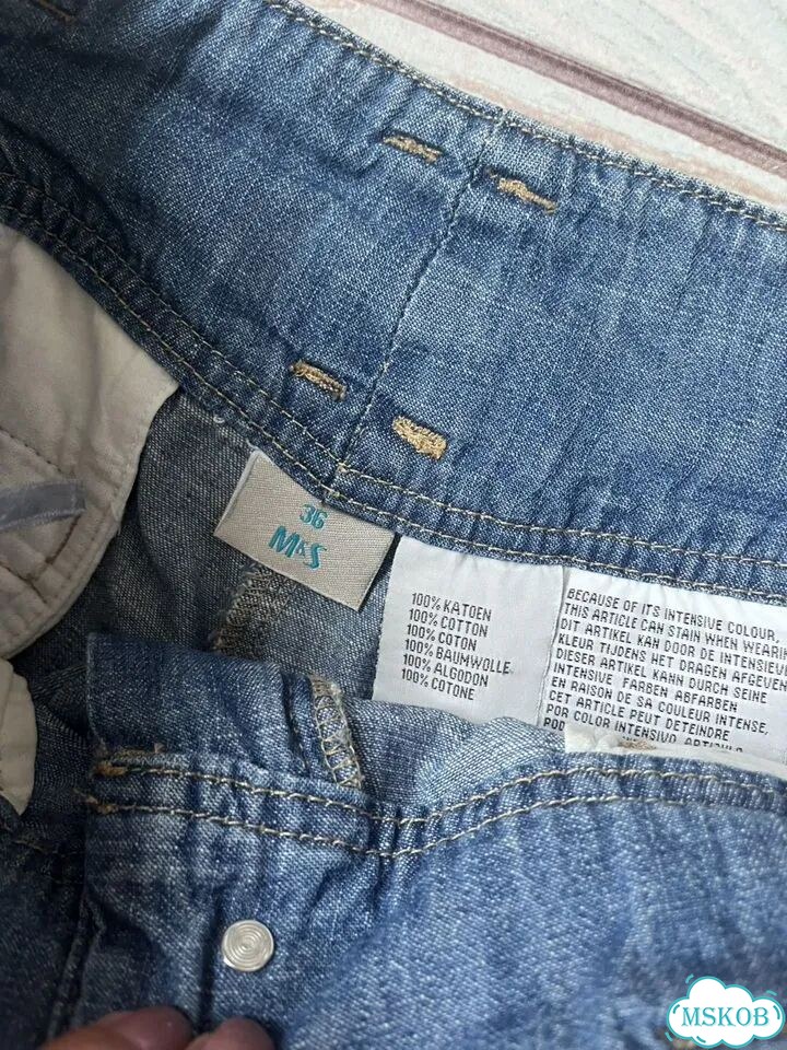 Шорты бермуды женские лето 42 44 M&S хлопок фото 9