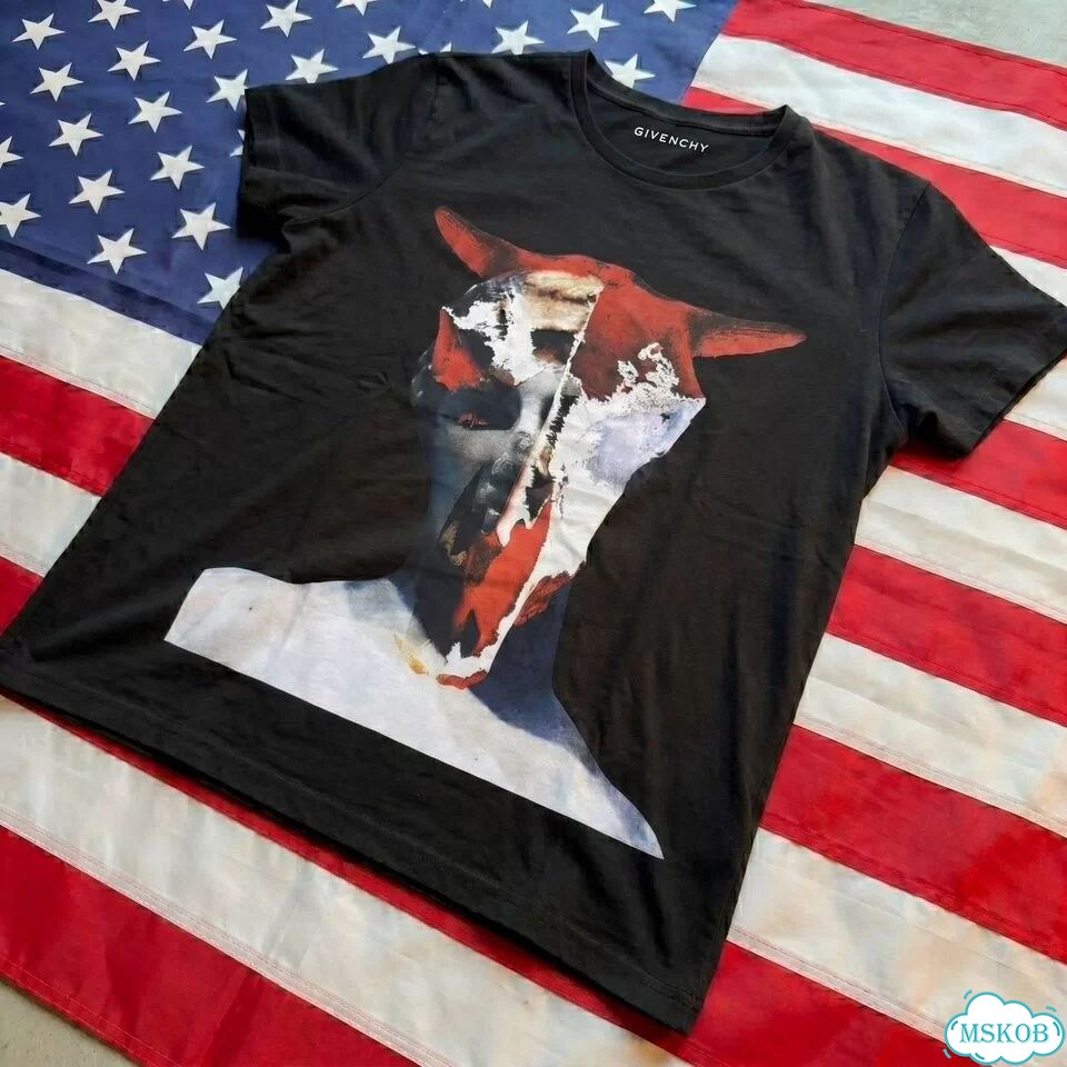 Футболка Givenchy Devil Horn angel tee фото 1