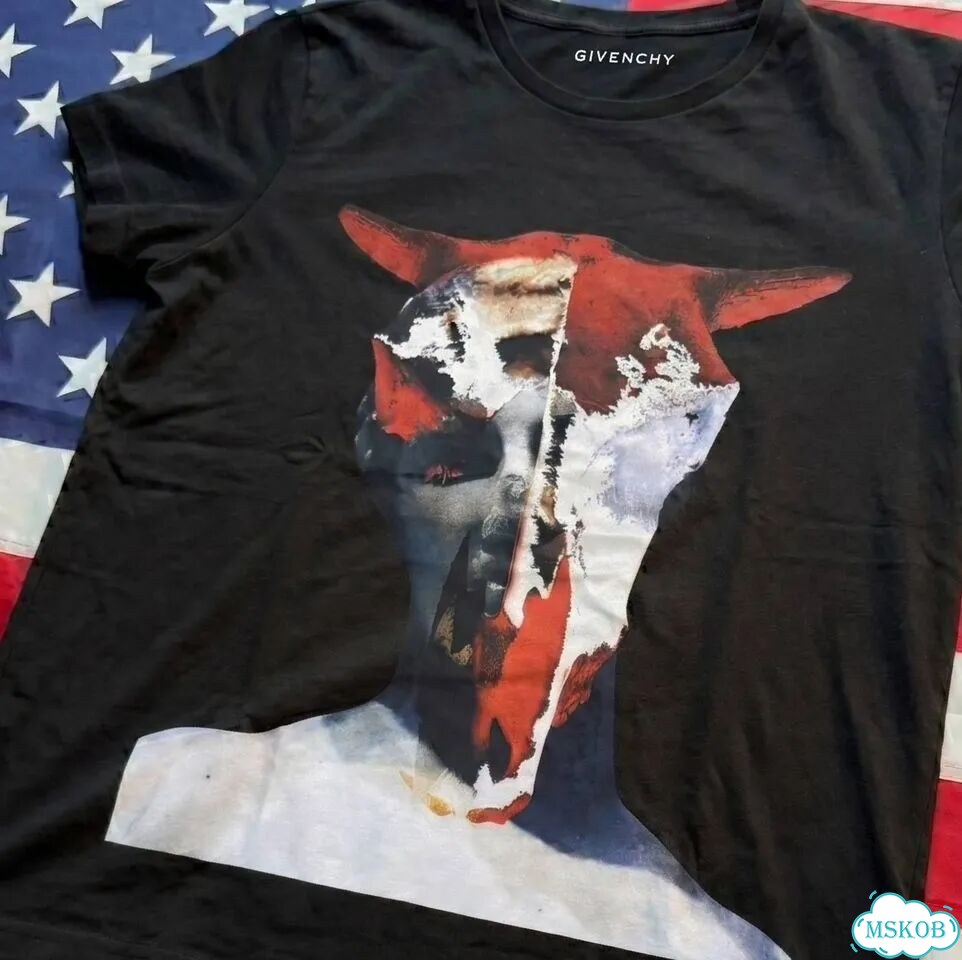 Футболка Givenchy Devil Horn angel tee фото 2