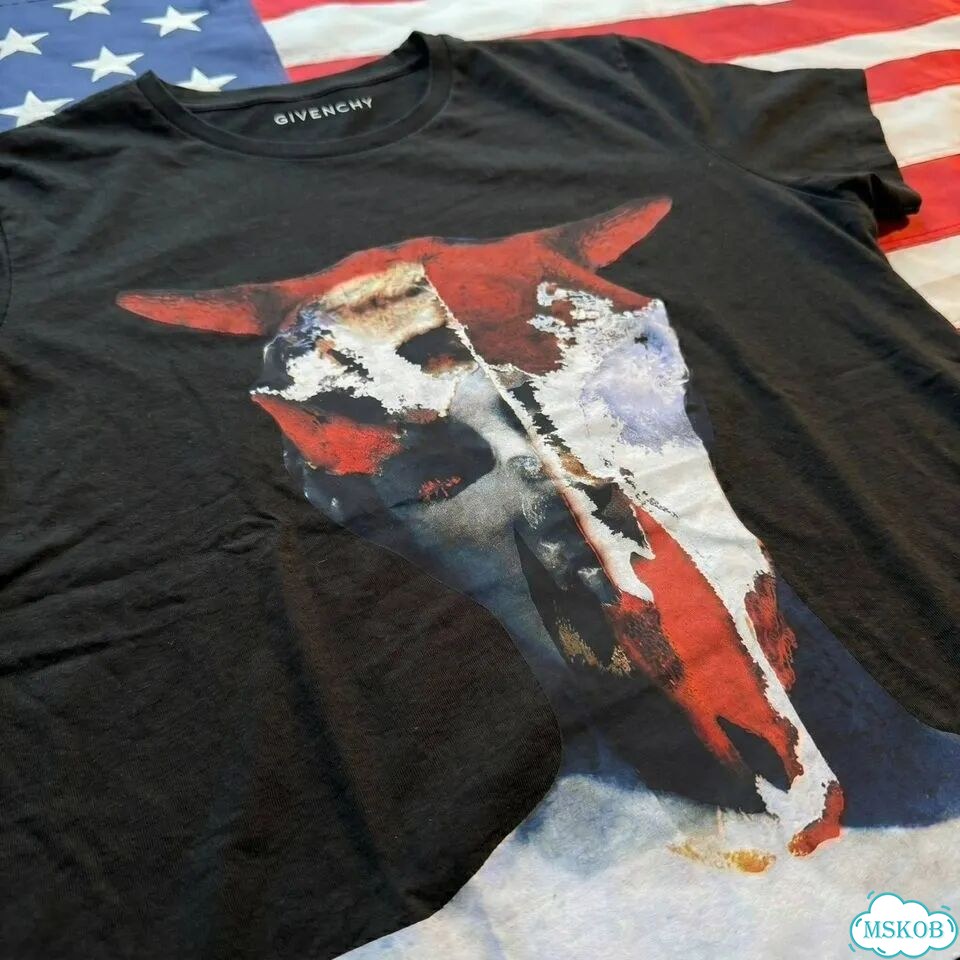 Футболка Givenchy Devil Horn angel tee фото 4