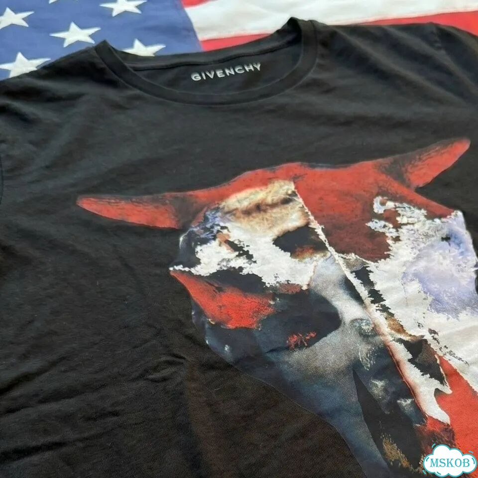 Футболка Givenchy Devil Horn angel tee фото 5