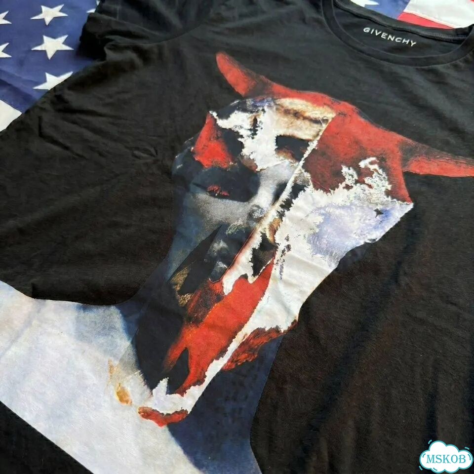 Футболка Givenchy Devil Horn angel tee фото 6