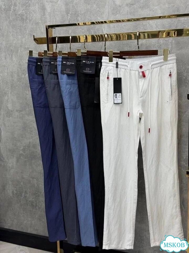 Льняной брюки kiton Premium 30-40 фото 1