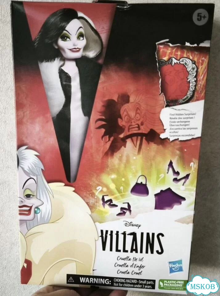 Disney Princess Hasbro Villains Круэлла F45635X2 фото 1