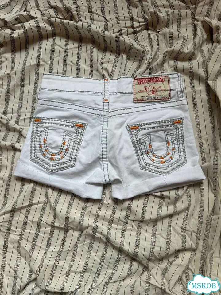 Мини шорты true religion винтажные фото 2