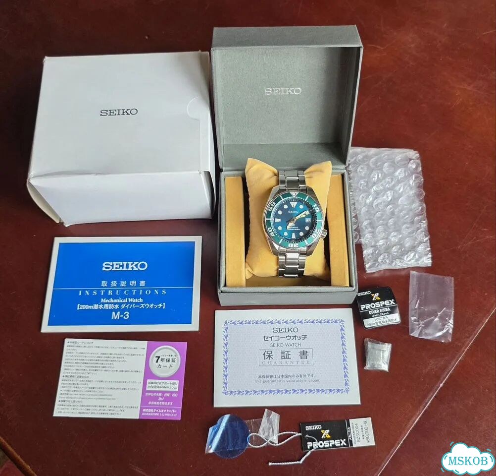Часы Seiko szsc004 лимитка - Emerald Green Sumo фото 2