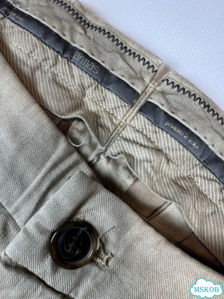 Barmas uomo pantalone tessuto фото 3