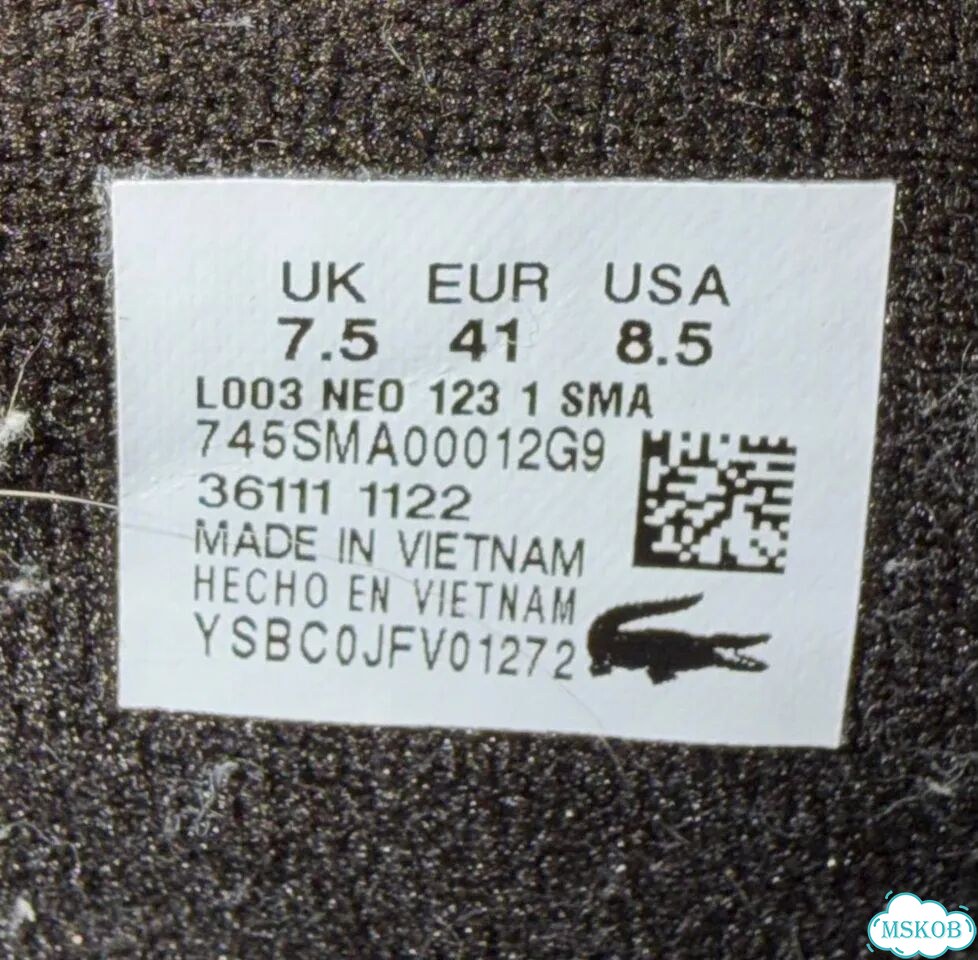 Кроссовки lacoste L003 NEO фото 6
