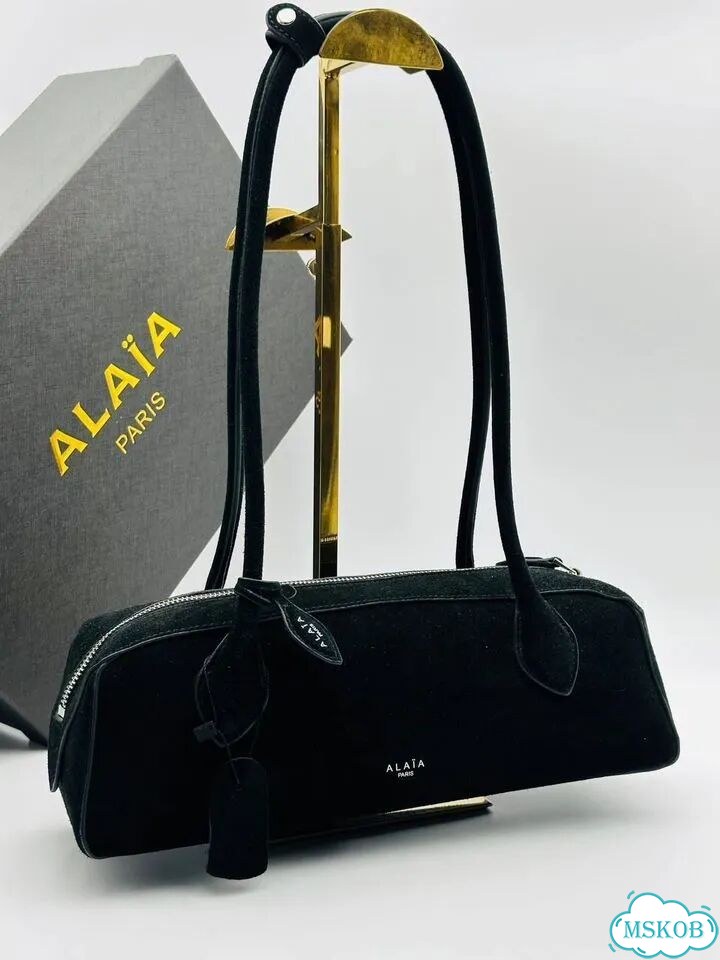Alaia сумка замша 33см фото 3