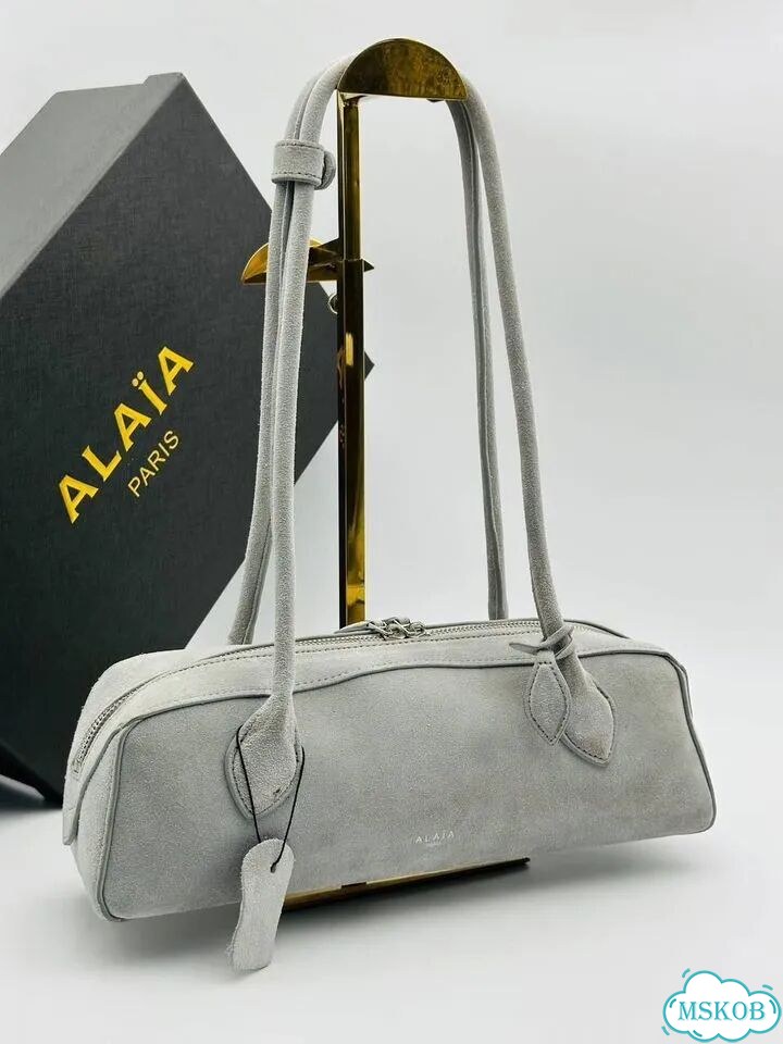 Alaia сумка замша 33см фото 4