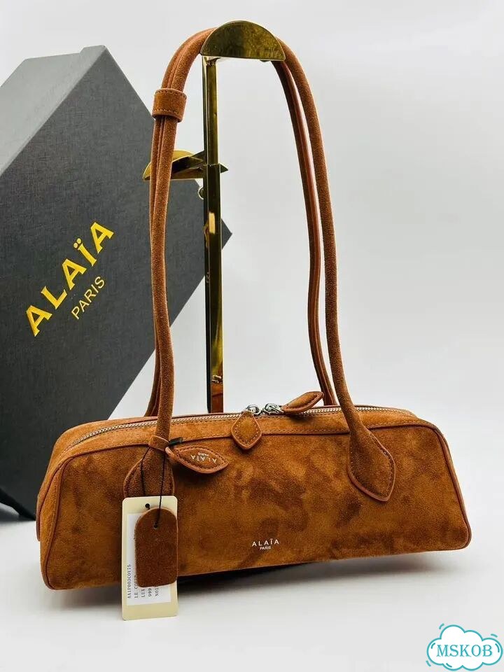 Alaia сумка замша 33см фото 5