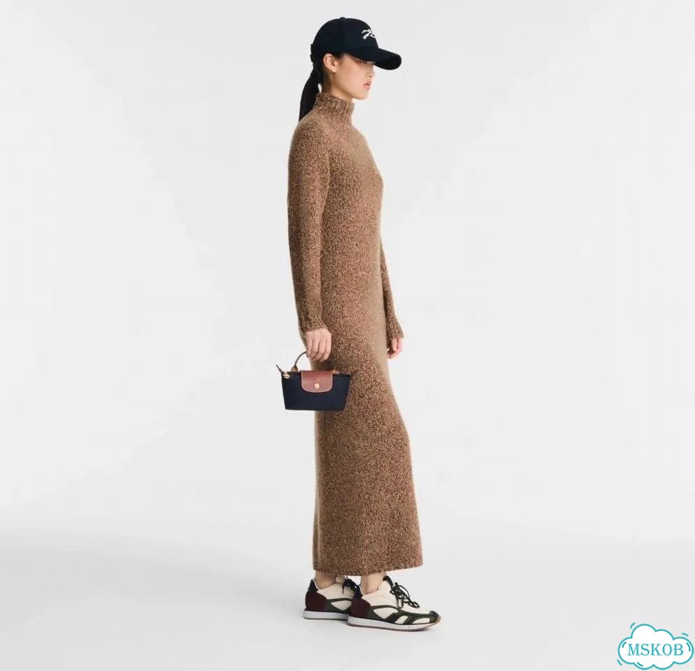 Мини сумка Longchamp Le Pliage noir оригинал фото 4