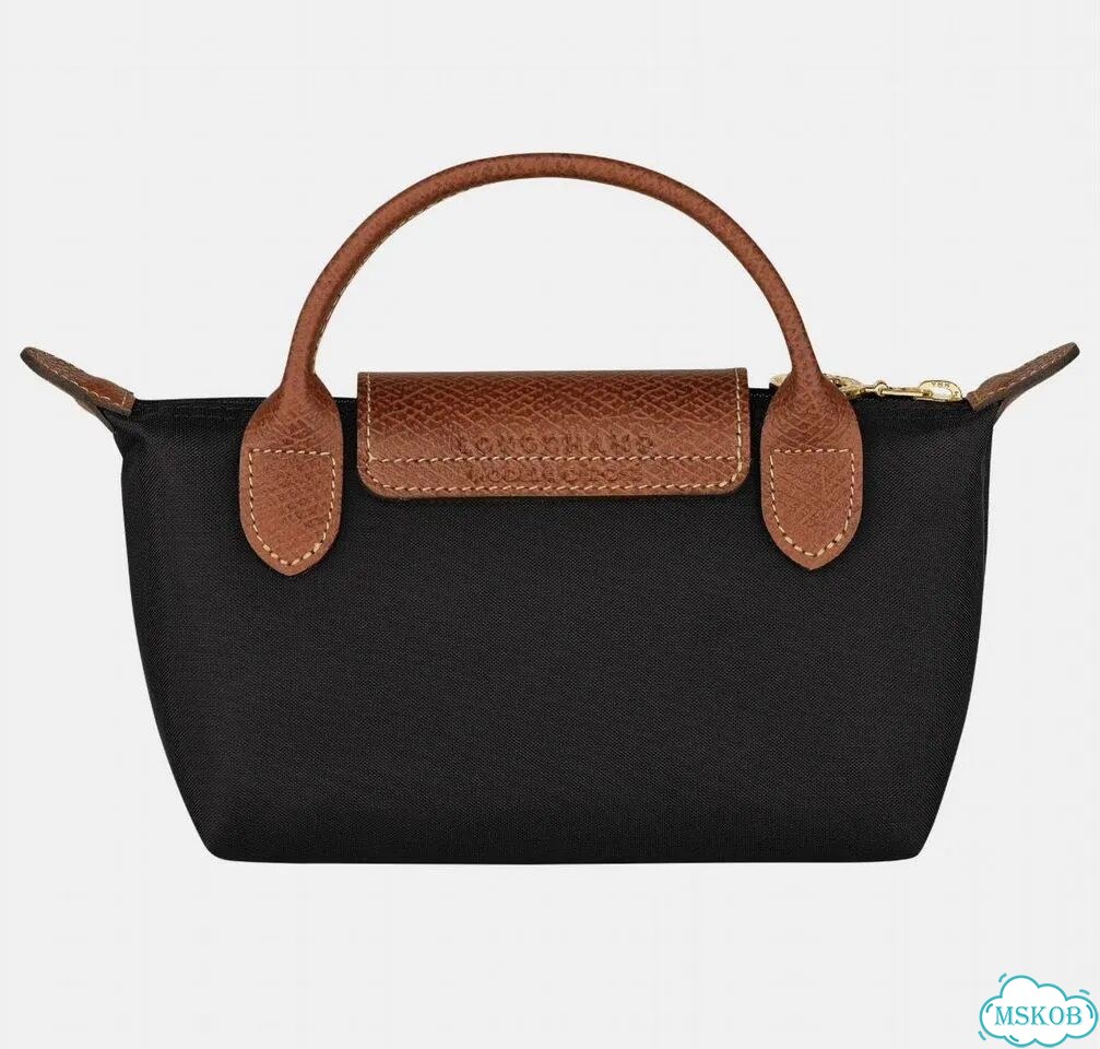 Мини сумка Longchamp Le Pliage noir оригинал фото 6