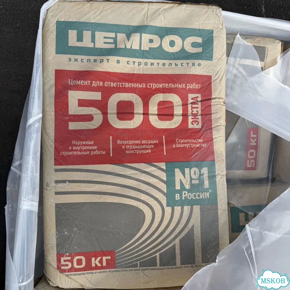 Евроцемент Цемрос М500 Д20 50 кг фото 3