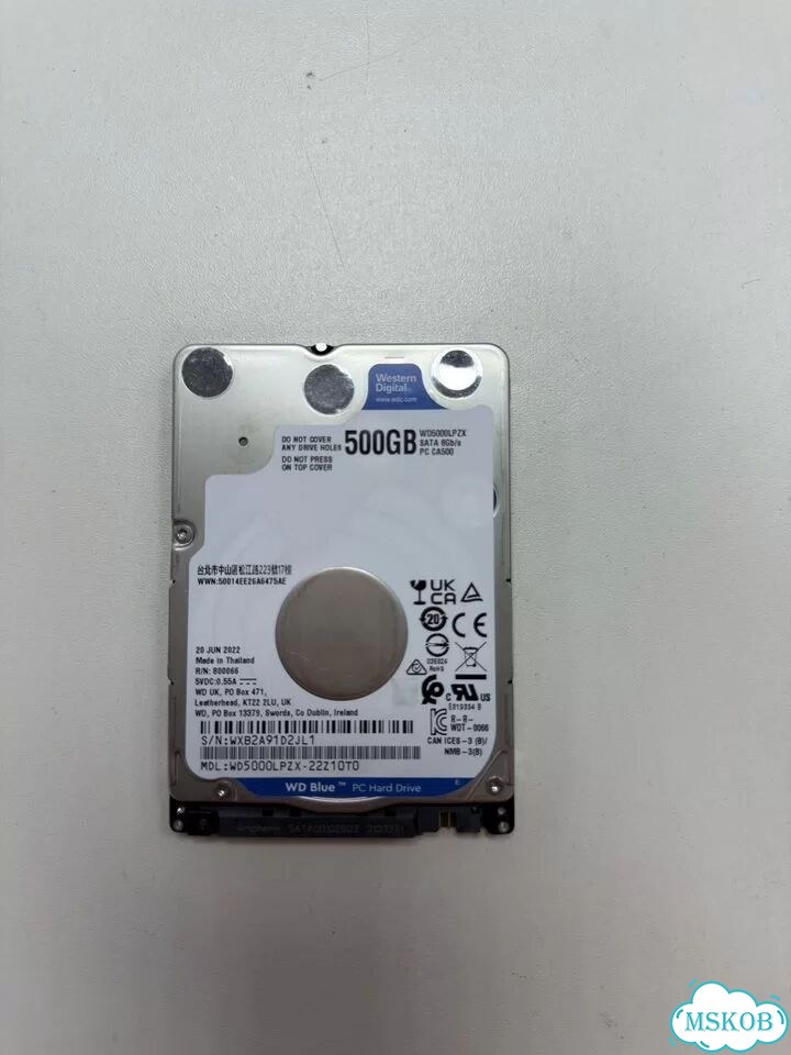 Новый диск 500 GB 2.5 WD Blue WD5000lpzx 0ч фото 1