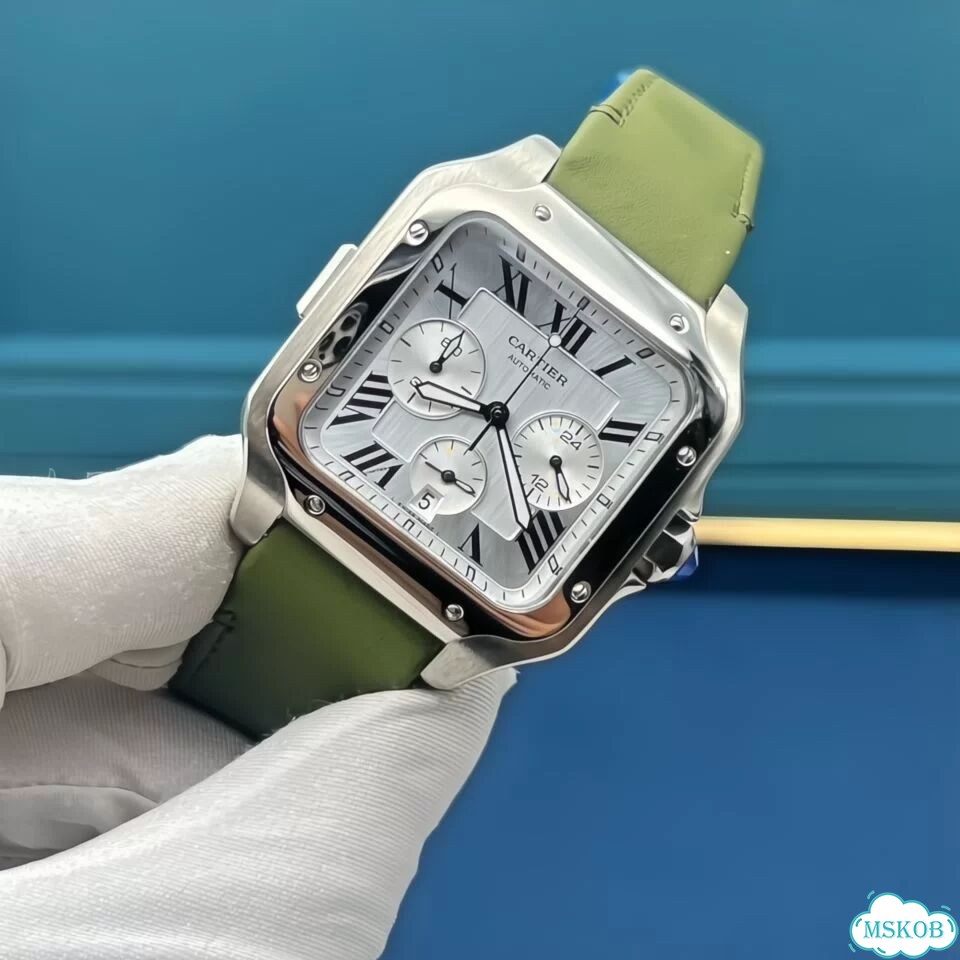 Часы мужские Cartier Santos хронограф фото 1