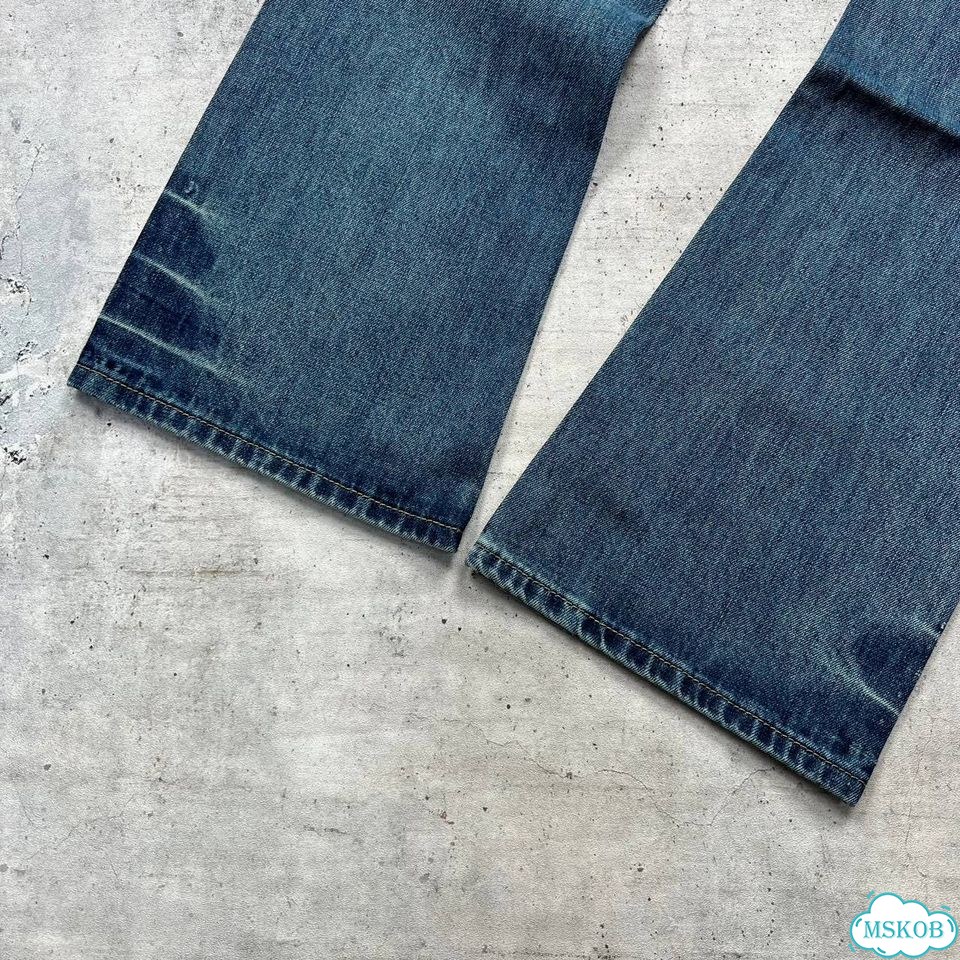 Blue Bootcut Faded Jeans diesel lgb balenciaga фото 5