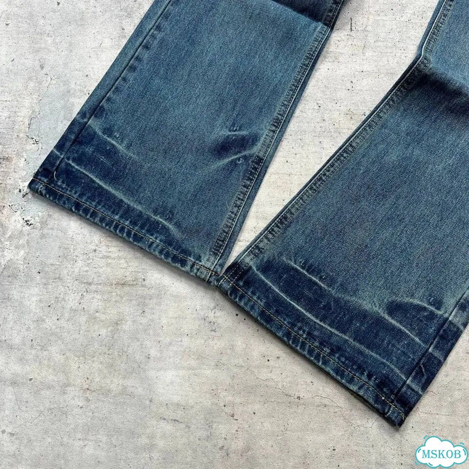 Blue Bootcut Faded Jeans diesel lgb balenciaga фото 6