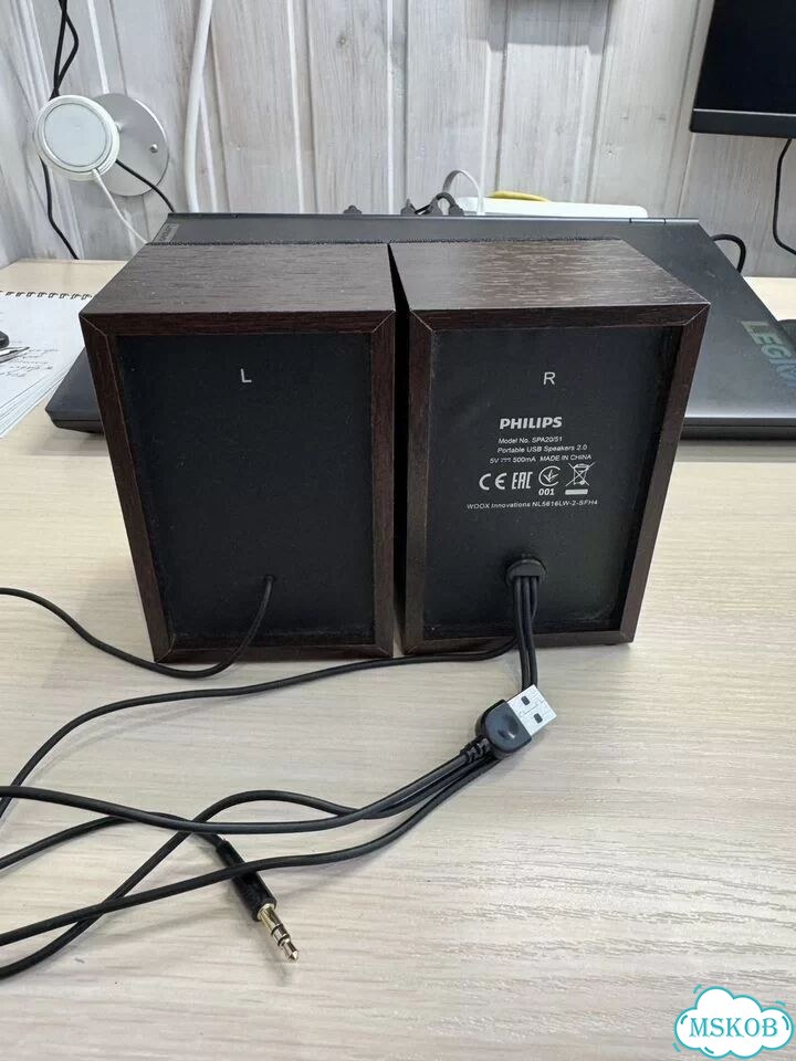 Компьютерные колонки портативные с питанием от USB фото 2