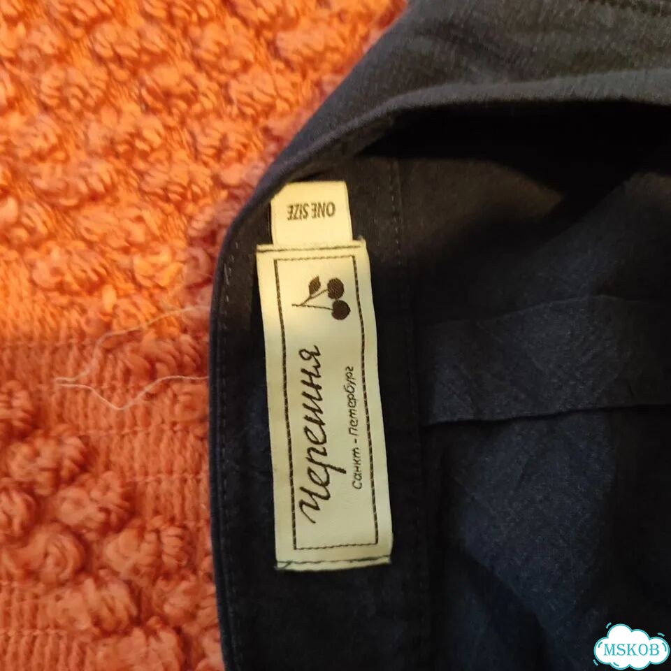 Платье Unique Fabric / Черешня one size синее фото 3