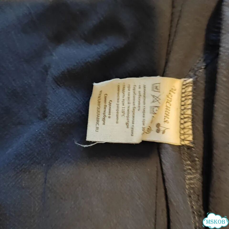 Платье Unique Fabric / Черешня one size синее фото 4