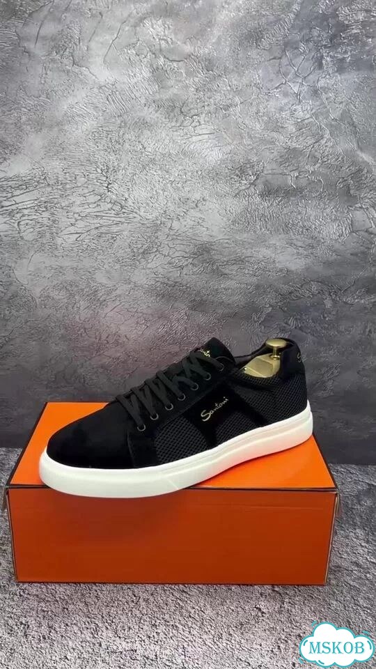 Мужские кеды santoni летние фото 1