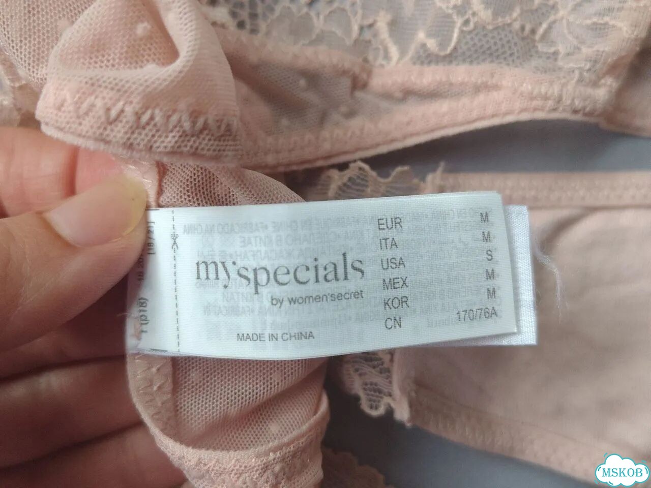 Новые M/44 кружевные бразильяно Women'secret нюд фото 8