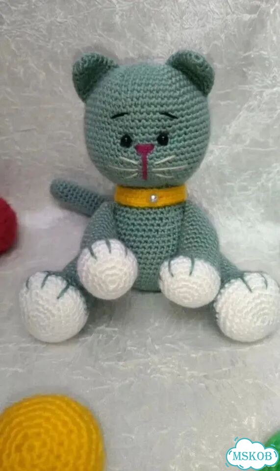 Вязаные Котики и Щенок Амигуруми фото 2
