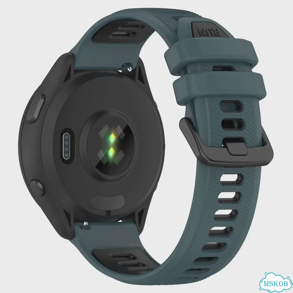Силиконовый ремешок для Mibro GS pro/active/Lite2/Mibro Красный, 22mm, 7 Balck Red фото 5
