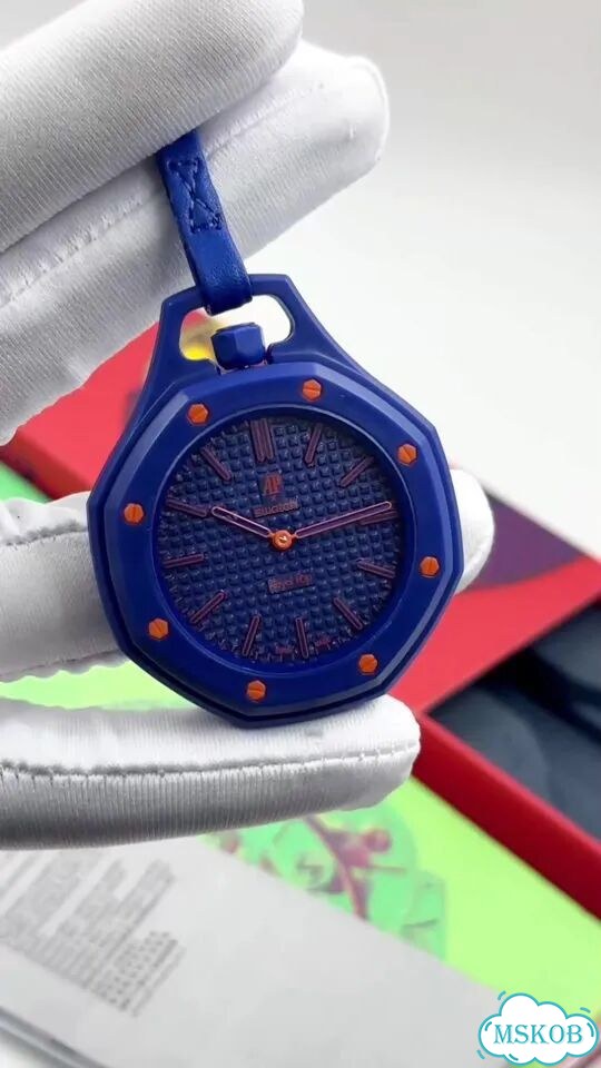 Часы Audemars Piguet Swatch синие фото 1