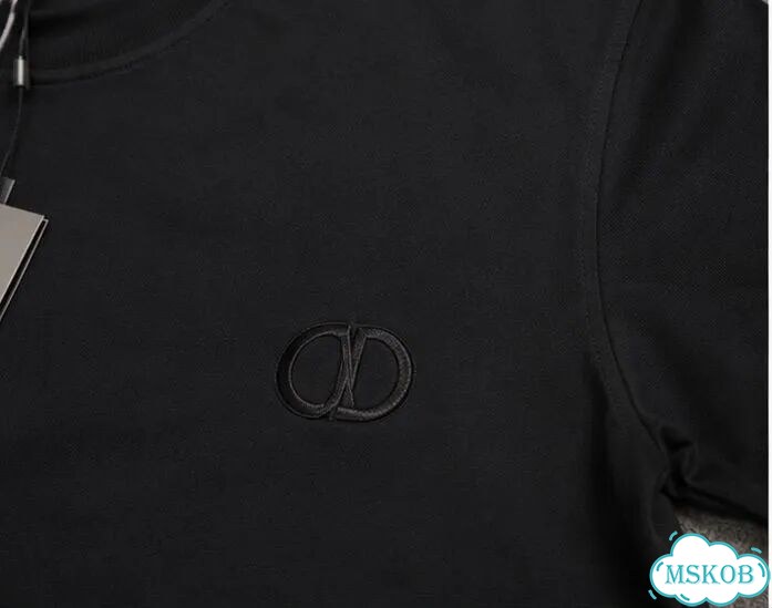 Футболка Dior black logo фото 3