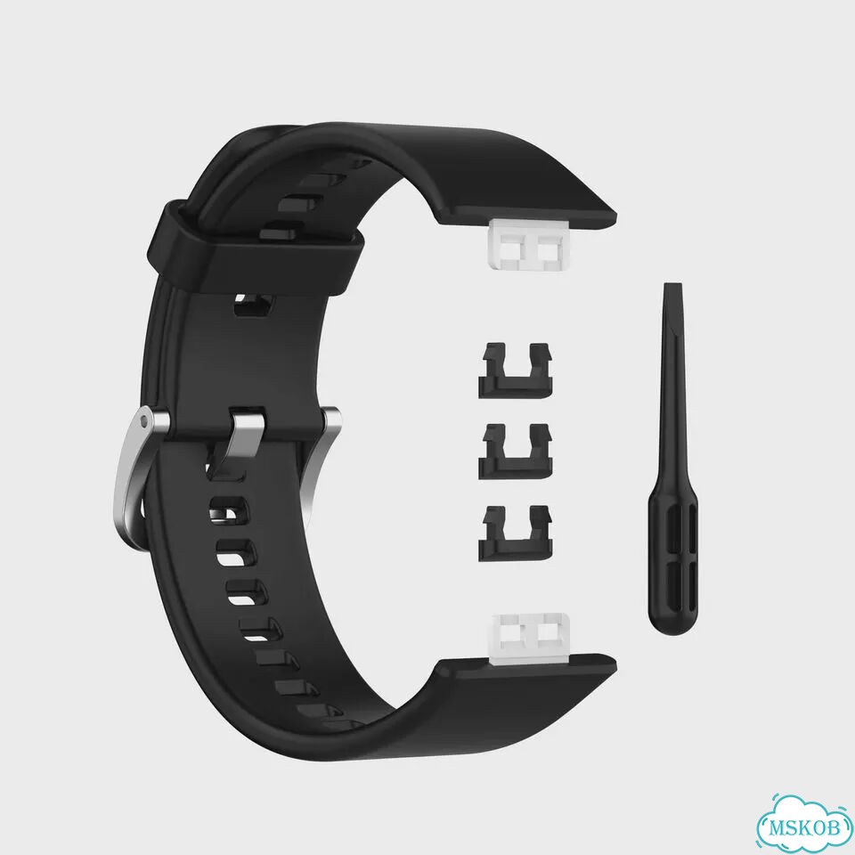 Силиконовый ремешок Huawei Watch Fit, Сиреневый, Цвет I фото 7