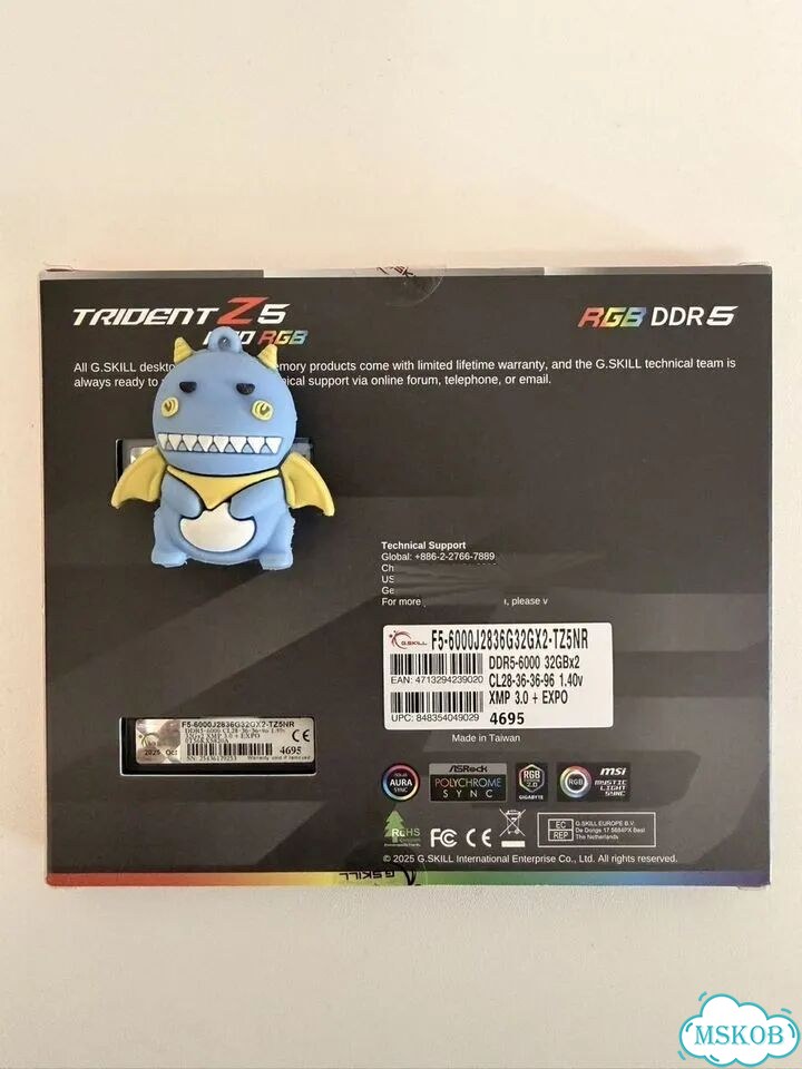 64GB DRR5, CL28, 6000 Mhz, G.Skill Trident Z5 Neo фото 2